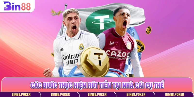 Các bước thực hiện rút tiền tại nhà cái cụ thể