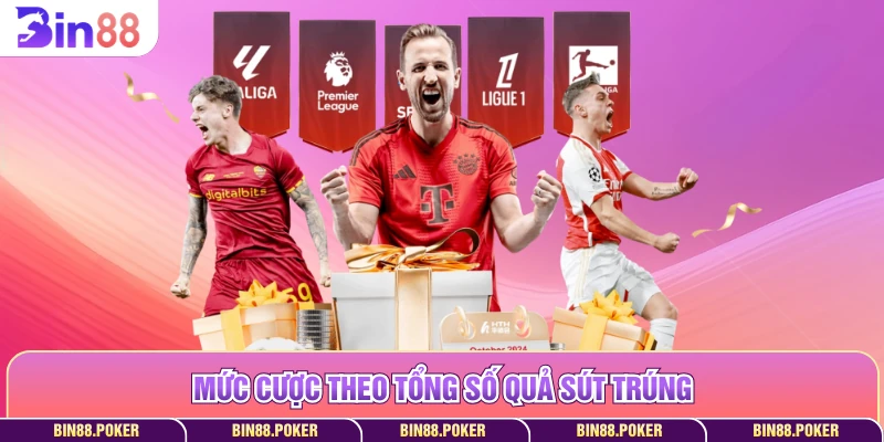 Mức cược theo tổng số quả sút trúng